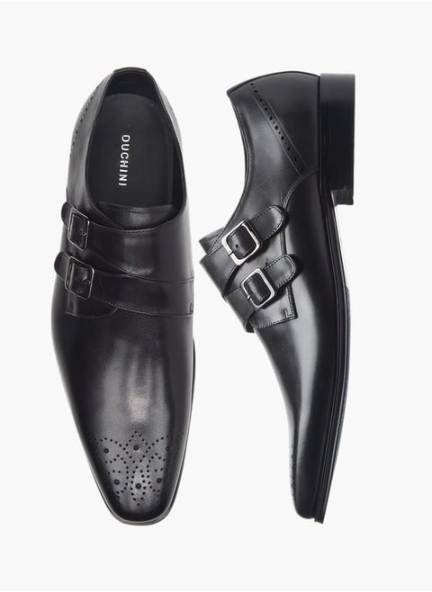 Men's Solid Slip-On Monk Shoes
