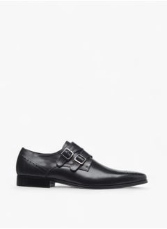 DUCHINI Men's Solid Slip-On Monk Shoes  - Image 2