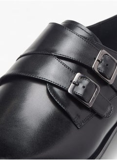 DUCHINI Men's Solid Slip-On Monk Shoes  - Image 4
