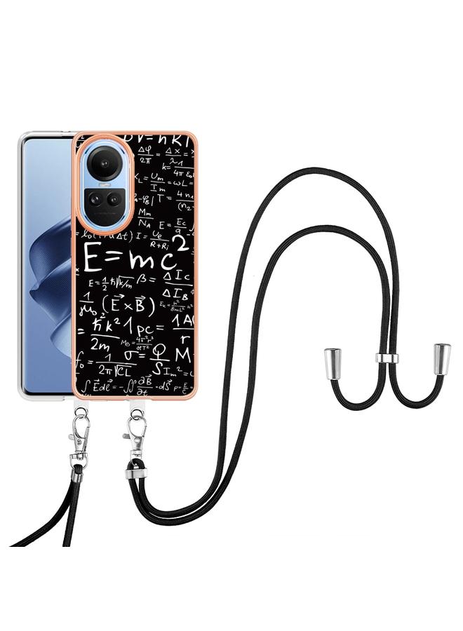 اس-توب جراب لهاتف OPPO Reno10 5G Global مطلي بالكهرباء ثنائي الجانب مع حبل تعليق - Image 2
