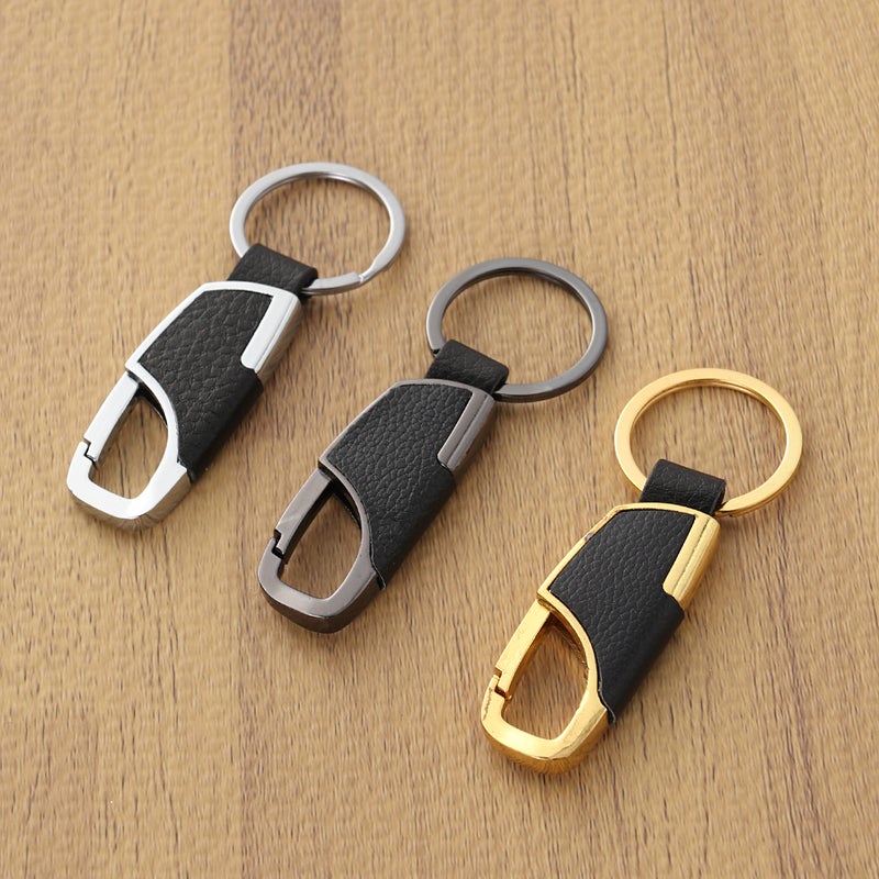 3pcs Car Auto Key Keyring Metal Keychain Key Holder Organizer Car Acceaasory Party Favor - Image 3