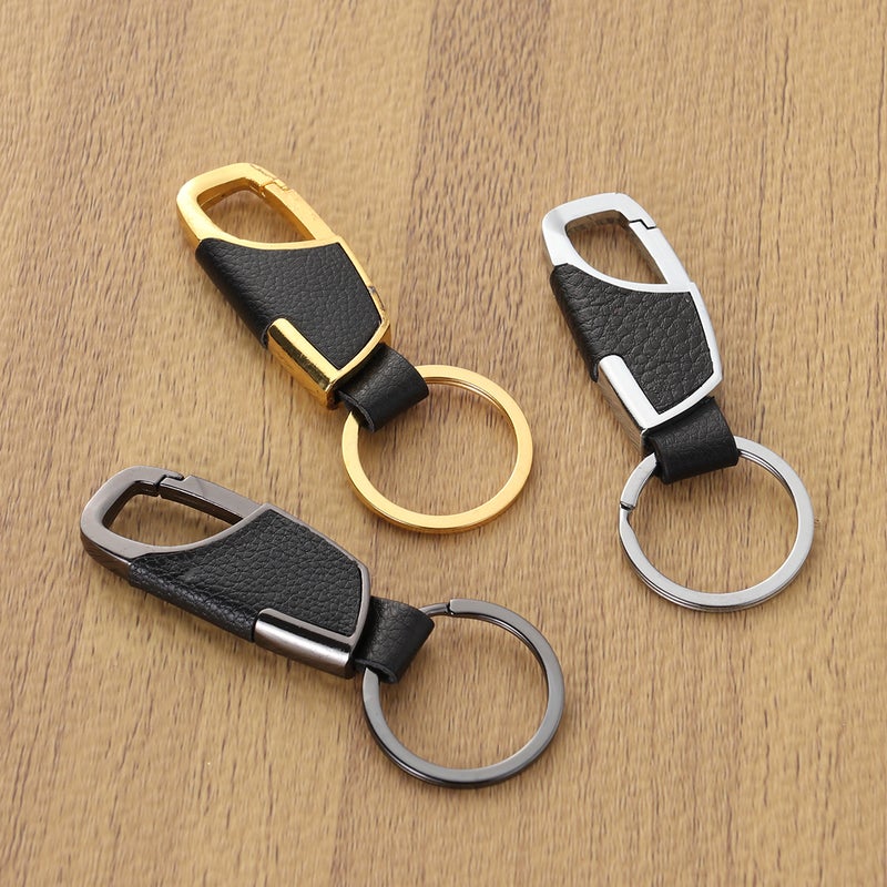 3pcs Car Auto Key Keyring Metal Keychain Key Holder Organizer Car Acceaasory Party Favor - Image 2