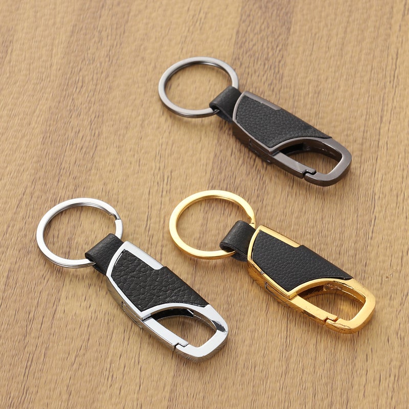 3pcs Car Auto Key Keyring Metal Keychain Key Holder Organizer Car Acceaasory Party Favor - Image 4