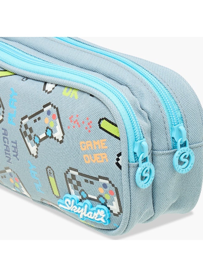 Skylar Gaming Print Pencil Pouch for Kids - Image 4