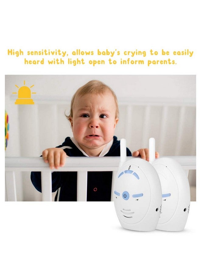 Sonew Digital Audio Baby Monitor, Nanny Intercom Surveillance System Support Two Way Audio, High Sensitivity Security Alarm for Home Baby Pet Monitor US - Image 1