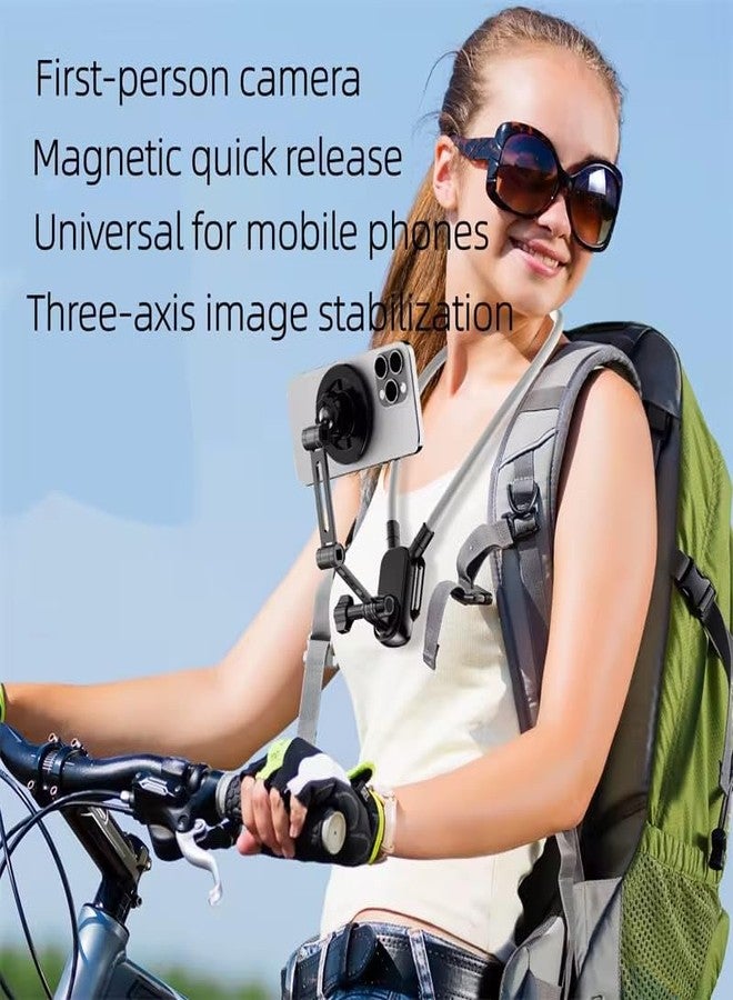 FKU Flexible Neck Hanging Phone Holder with 360° Rotation | Hands-Free Adjustable Mobile Stand for Watching Videos, Video Calls & Online Classes | Compatible with All Smartphones - Image 3