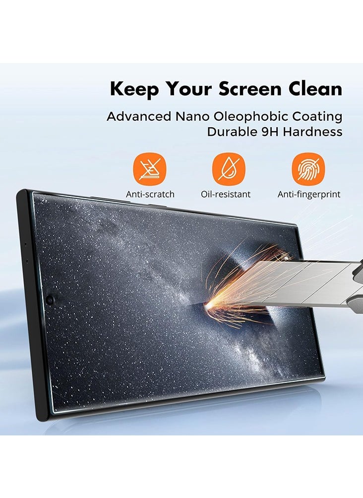 Exotic - Samsung Galaxy S25 Ultra Screen Protector HD Clear Protective, Finger Lock Working, 3D Curved Upgrade, Easy Installation, Case Friendly Clear - Image 1