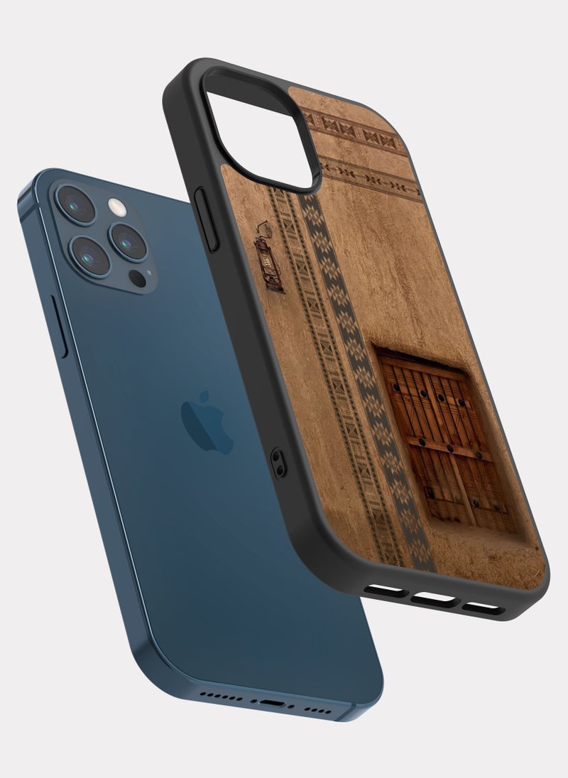 بكسلات كفر ايفون 12 برو ماكس تصميم خارجي تراثي بني - Image 2