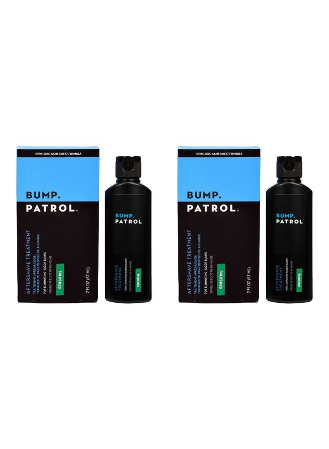 Bump Patrol Sensitive Strength Aftershave Formula - Gentle After Shave Solution Eliminates Razor Bumps and Ingrown Hairs - 2 Ounces 2 Pack - Image 1