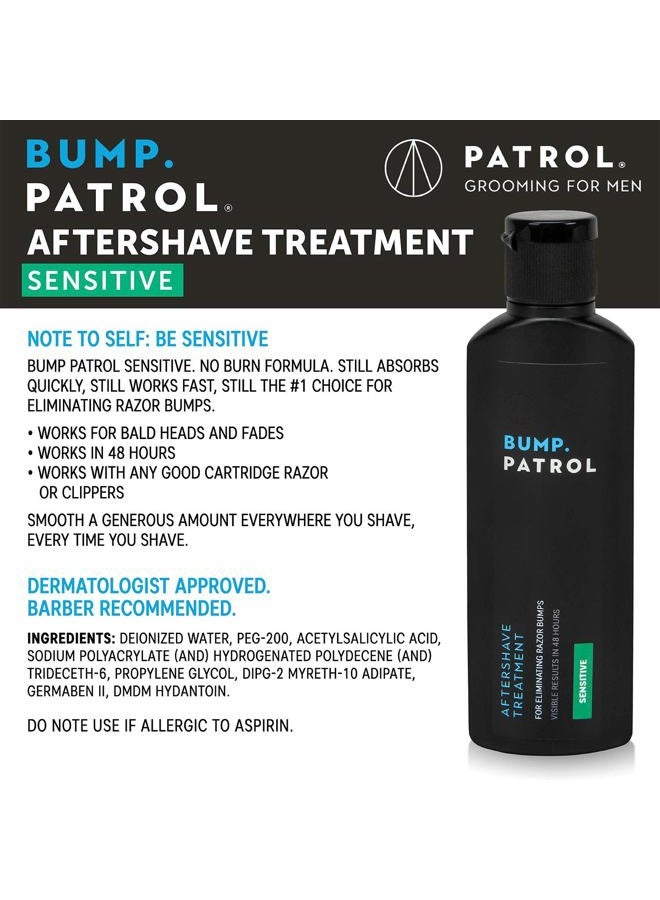 Bump Patrol Sensitive Strength Aftershave Formula - Gentle After Shave Solution Eliminates Razor Bumps and Ingrown Hairs - 2 Ounces 2 Pack - Image 2