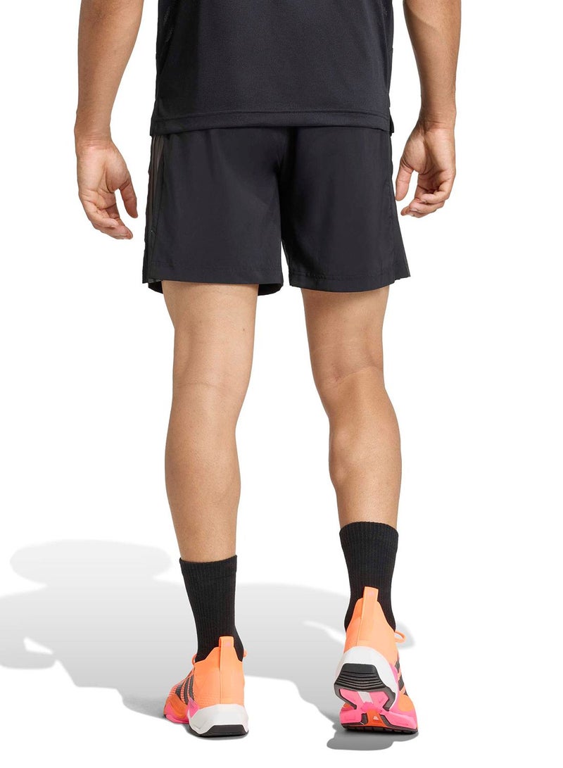 Adidas Tech Essentials Workout 3-Stripes Shorts - Image 2