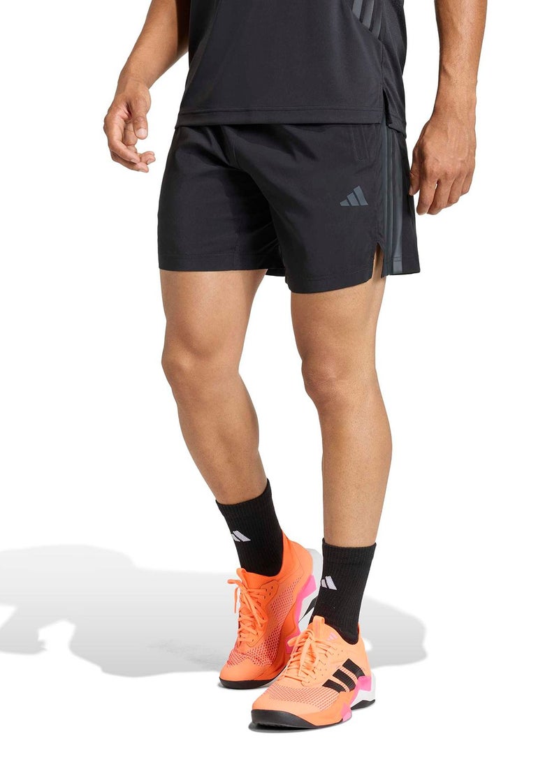 Adidas Tech Essentials Workout 3-Stripes Shorts - Image 1