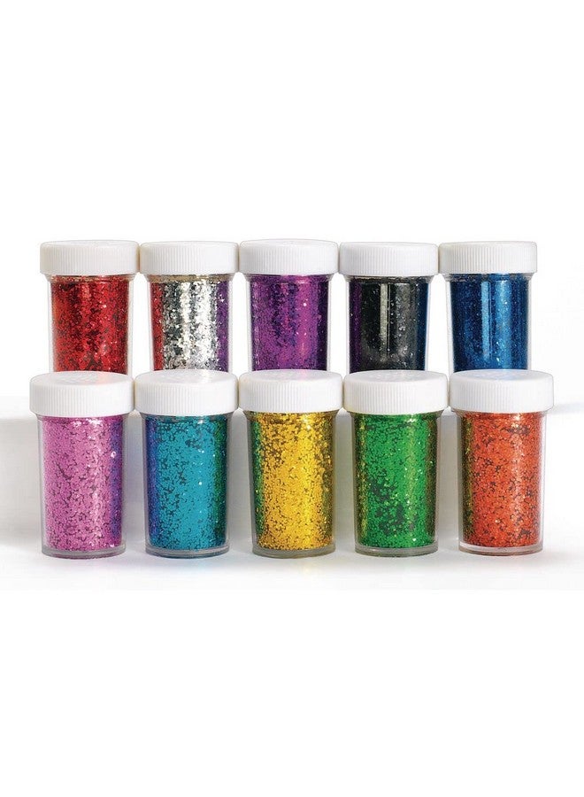 Colorations ® Glitter Jars Classroom Pack Easy Dispensing Shaker Jars 10 Colors 3 Of Each Color Great For Arts & Crafts Scrapbooking Slime Holiday Parties Weddingsnon Toxic Glitter3/4 Oz Jars - Image 3