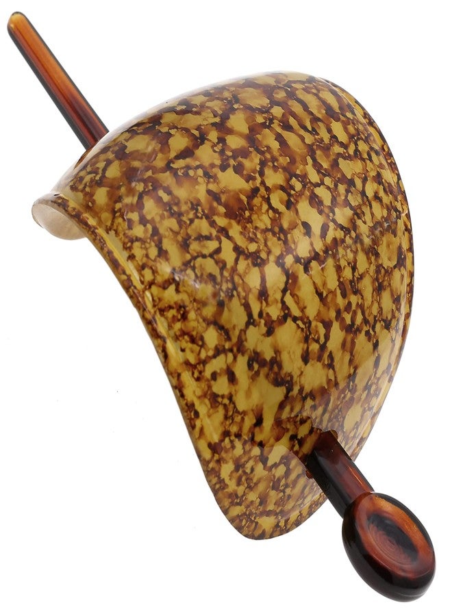 Camila Paris CP3340 French Hair Barrette with Stick, Hair Ponytail Holders, Amber, Slide Hair Pins for Buns Chignon, Strong Hold Hair Bun Clip, No Slip Hair Accessories for Women, Made in France - Image 1