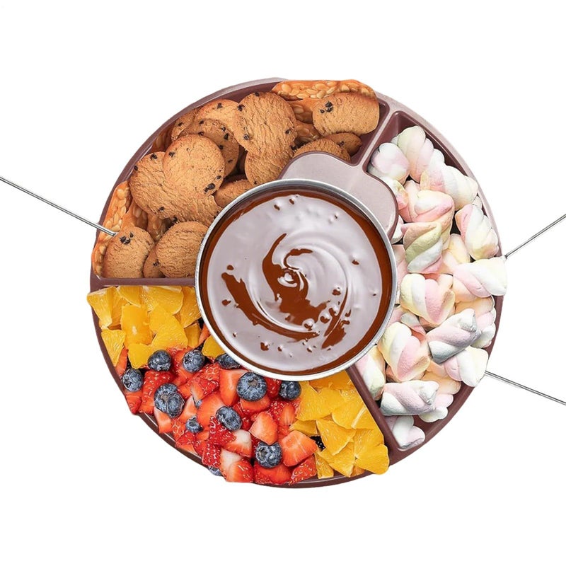 Chocolate Fondue Warmer Cup For Candy Melting Butter Milk Coffee Creamy Desserts - Image 2