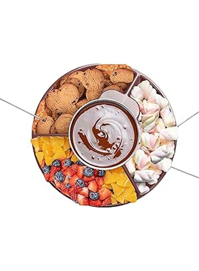 Chocolate Fondue Warmer Cup For Candy Melting Butter Milk Coffee Creamy Desserts - Image 1