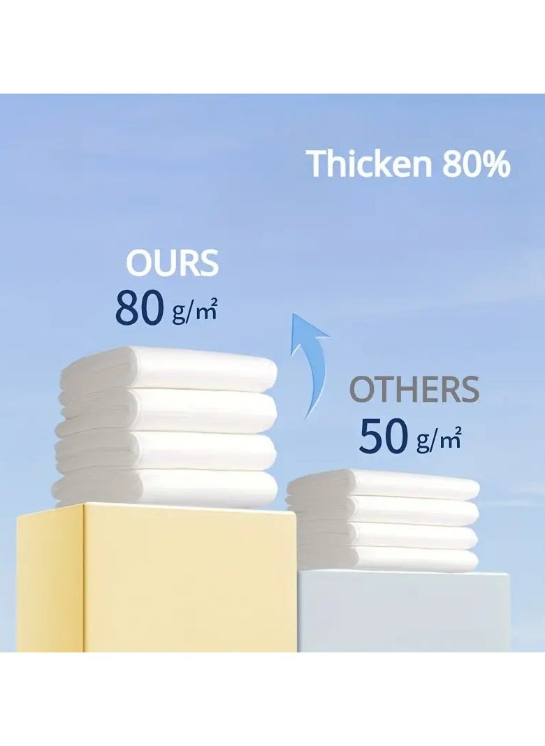 ORiTi Compressed Bath Towel White Portable Disposable Bath Towel, Hotel Travel  - Image 5