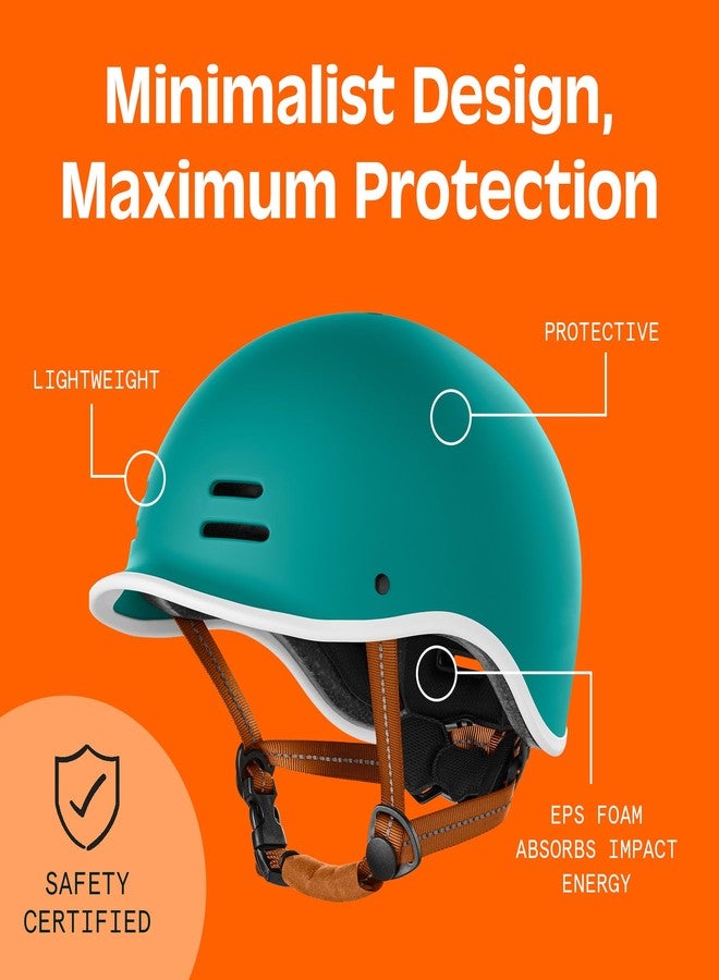 Retrospec Remi Adult Bike Helmet for Men & Women - Bicycle Helmet for Commuting, Road Biking, Skating with Adjustable Ergo Knob Dial, Matte Capri, Large 59-62cm - Image 5