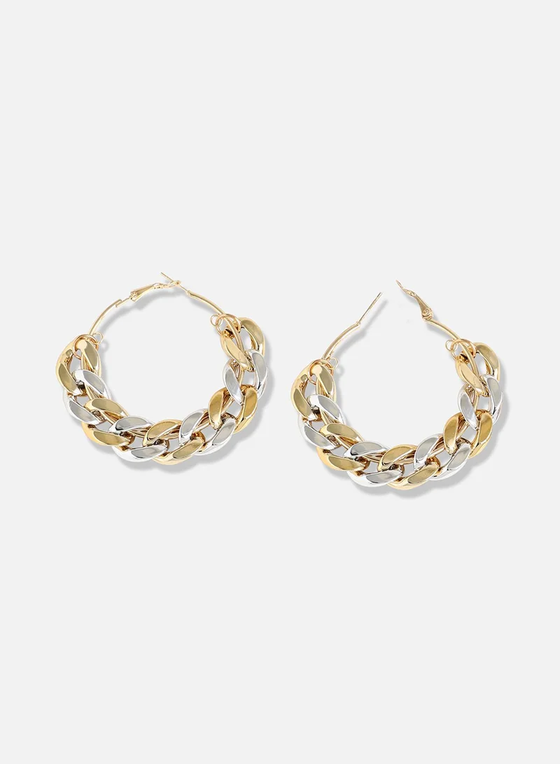 SOHI Designer Casual Artificial Hoop Earring Jewellery