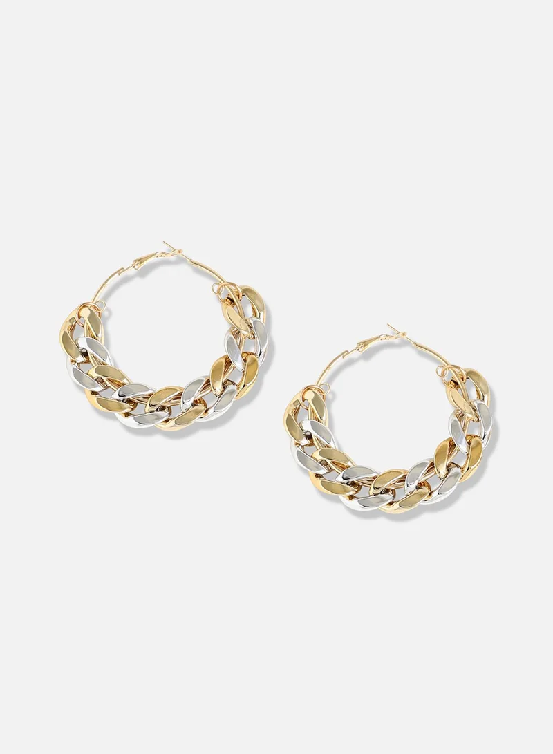 SOHI Designer Casual Artificial Hoop Earring Jewellery