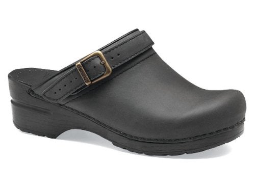 Dansko Ingrid Sling Back Mule Clog for Women - Anti-Fatigue Rocker Bottom Promotes Forward Foot Motion - Premium Leather Uppers for Long-Lasting Wear Black 4.5-5 M US - Image 4