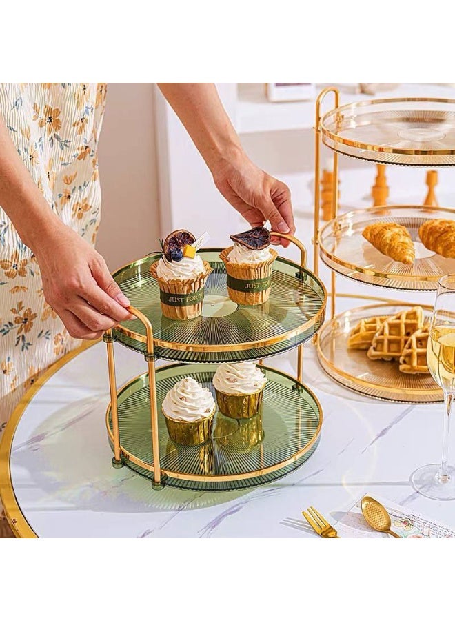 Two-tier serving stand for sweets and cupcakes - Image 1