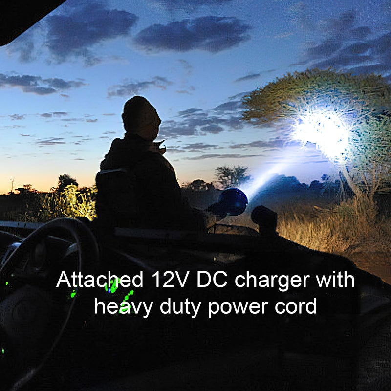 GOODSMANN TACTICPRO Powerful 2000 Lumen HID Spotlight/Floodlight Automotive/Garage/Emergency/Boating/Fishing/Hunting/Camping/Hiking/Patrolling Spotlight 9924-0011-06 - Image 4