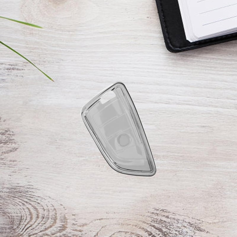 Car Key Cover TPU Black Key Fob Protector Compatible with Automotive Interior Accessories - Image 4