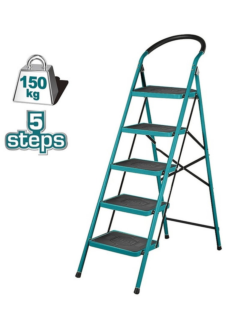 توتال تولز سلم فولاذي 5 درجات أقصى حمولة 150 كجم THLAD09051 - Image 2