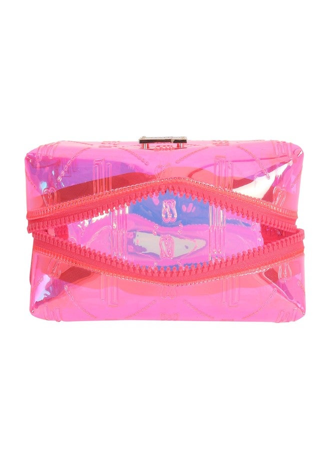 Hamster London Waterproof Fashionable Make up Pouch Organizer Hand Bag Travel Pouch (Pink) - Image 5