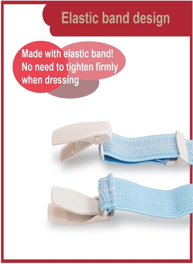 COTONOHA Kimono Dressing Elastic Belt with Clips | Adjustable Length | Essential Kimono Accessory | Made in Japan (Sky) - Image 3