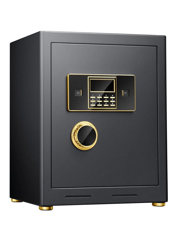 AUTOYSUR Safe box,Home Safe Box Fireproof Waterproof, Heavy Duty Fire proof Safe Boxes for Home Use, Removable Inner Cabinet and Shelf, Anti-Theft Digital Safe Box for Home Office Hotel,45x38x31cm - Image 1