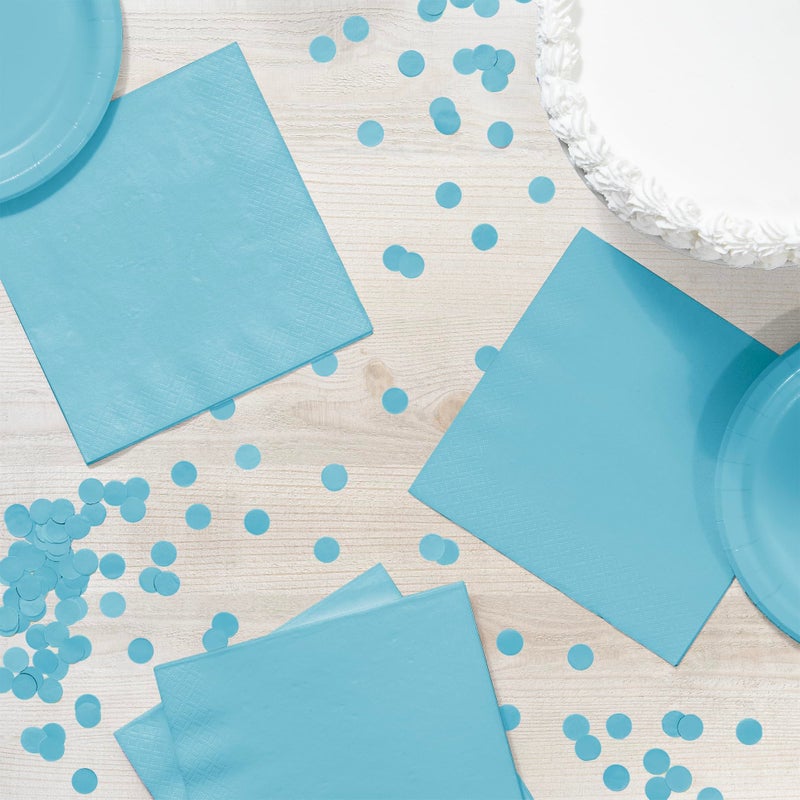Creative Converting Party Decorations 2-Ply Luncheon Napkins, Party Supplies, One Size, Pastel Blue, 50ct - Image 4