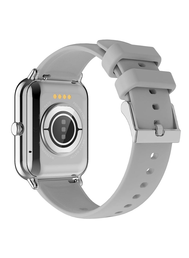 Xcell Xcell G8 Talk Smart watch, Heart Rate/Blood Pressure/Oxygen Level Monitoring, Receive & Make Calls,Water Resistance: IP67, 1 Week Battery Life, Compatibility: IOS/Android-Gray  - Image 3