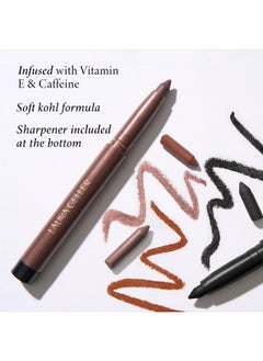 LAURA GELLER NEW YORK Longwear Eyeliner Pencil With Caffeine Smooth & Blendable Makeup Soft Slate  - Image 4