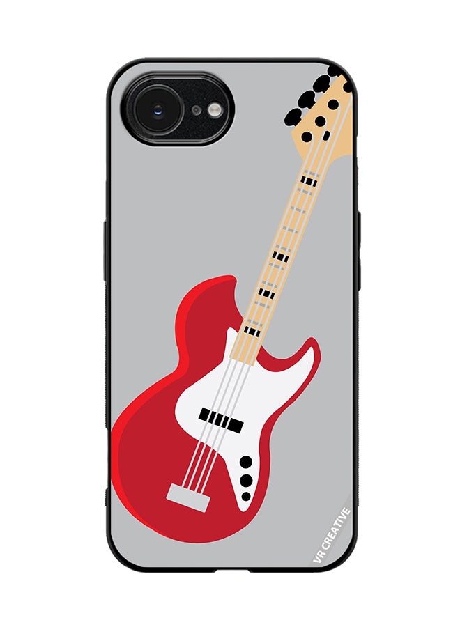 Protective Case Cover For Apple iPhone 16e Bass Musical Design Multicolour