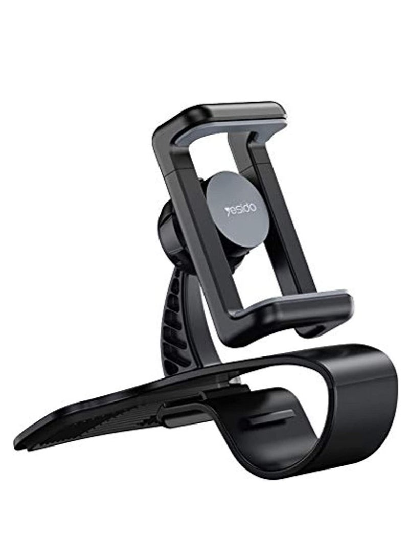 YESIDO Dashboard Spring Clip Holder C103 Black - Image 2