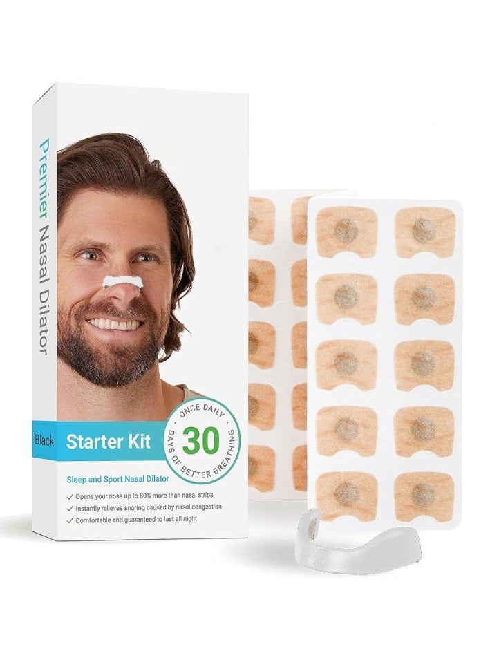 Tanwer Nasal respiratory dilator, anti snoring device, anti snoring device, male and female compatible 30 pairs - Image 1