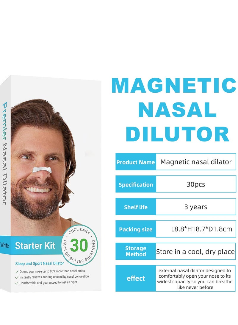 Tanwer Nasal respiratory dilator, anti snoring device, anti snoring device, male and female compatible 30 pairs - Image 2