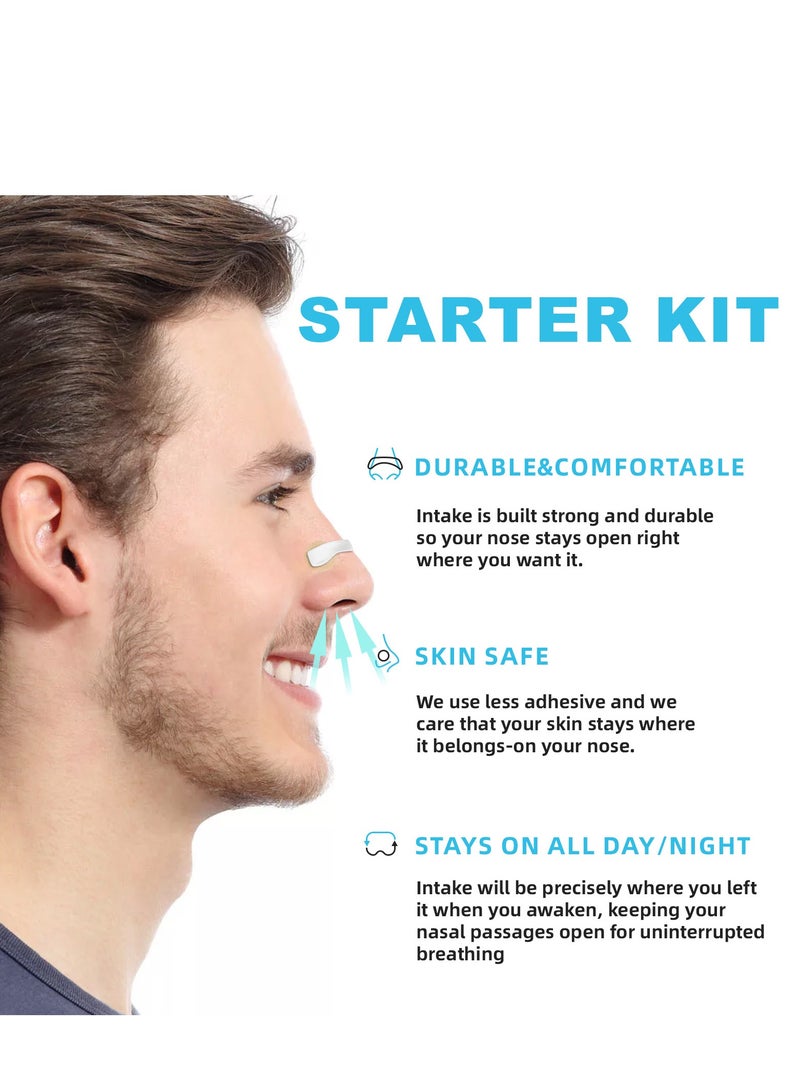 Tanwer Nasal respiratory dilator, anti snoring device, anti snoring device, male and female compatible 30 pairs - Image 3