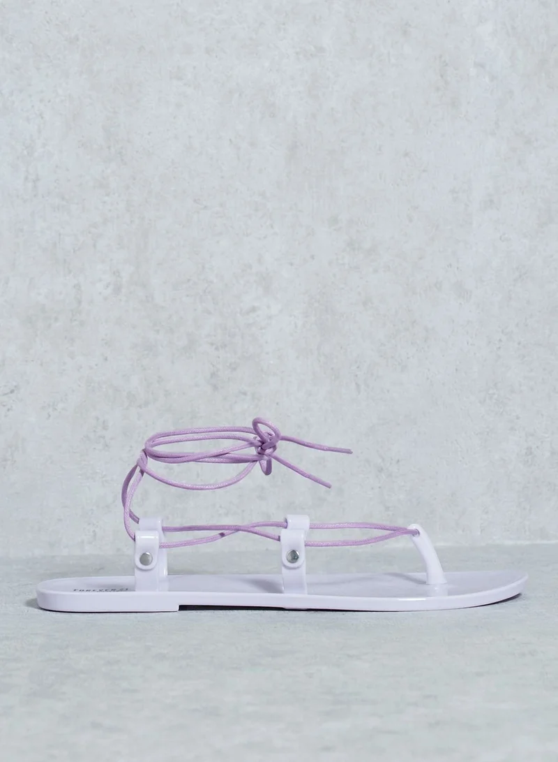 FOREVER 21 Beach Tie Up Sandal