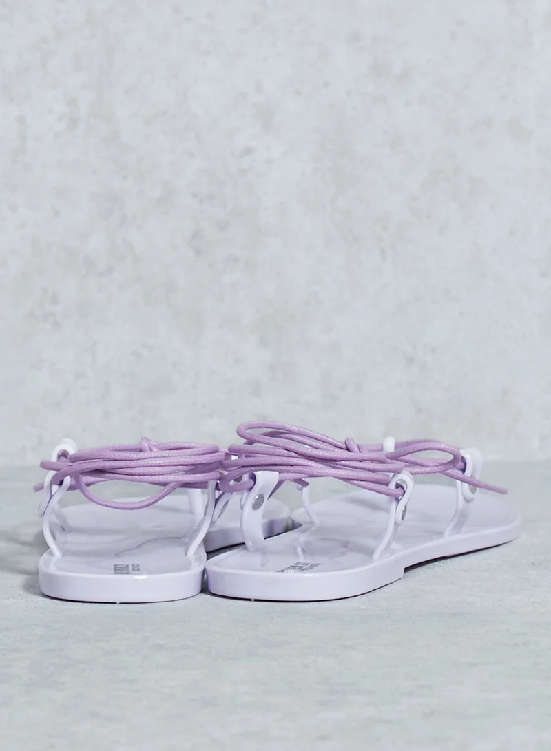 FOREVER 21 Beach Tie Up Sandal