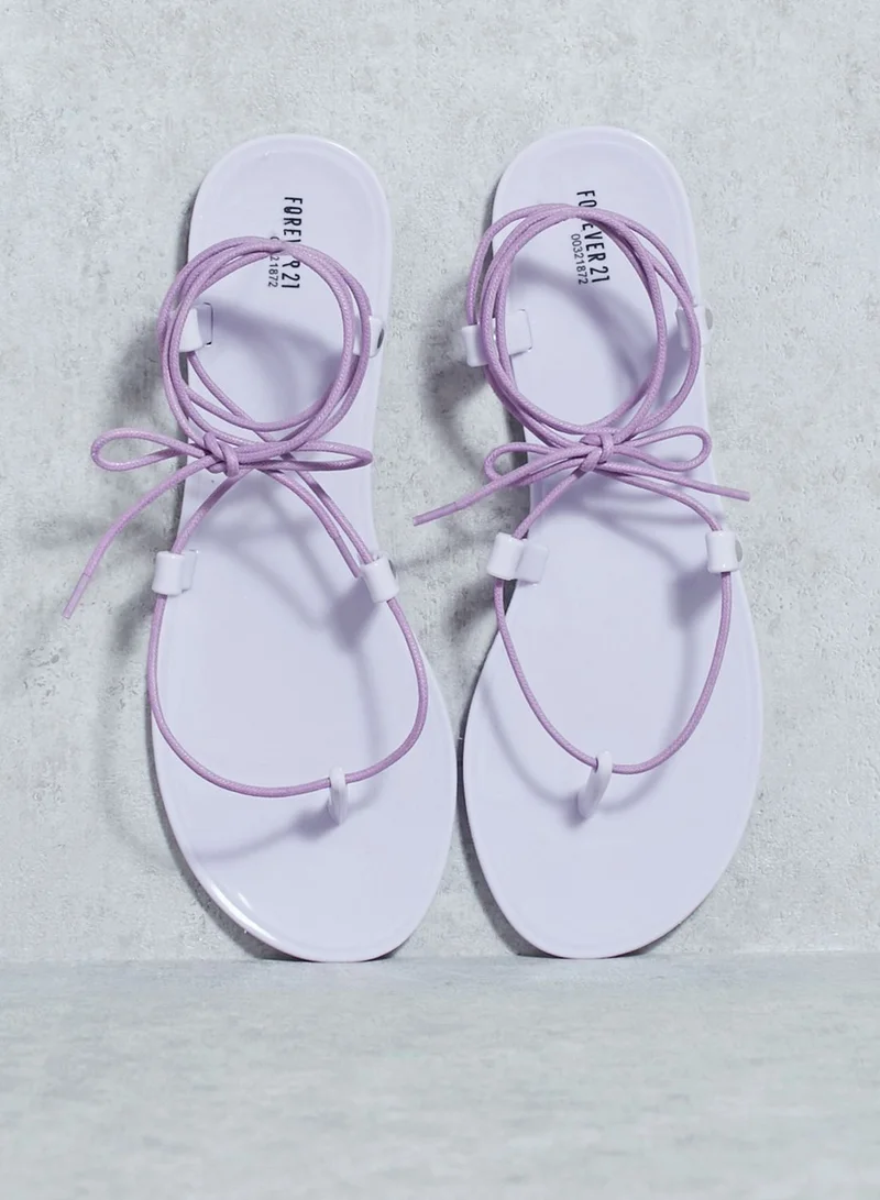 FOREVER 21 Beach Tie Up Sandal