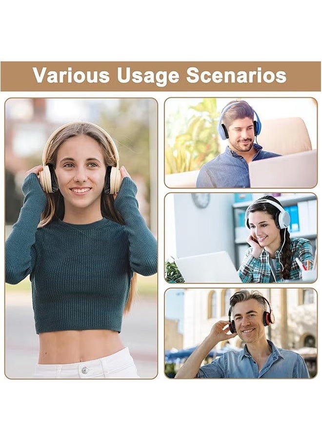 GMORO 100 Pieces Disposable Headphone Covers Non-Woven Sanitary Headphone Ear Covers Black Fabric Headset Covers Ear Pad Covers for Headphones Dust-Proof Sanitary Headset Ear Pads - Image 4