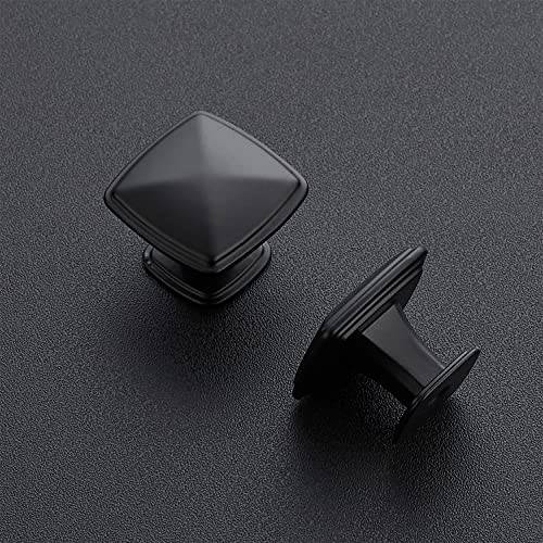 HomeExpert Home Expert Matte Black Kitchen Cabinet Knobs 5 Pack Black Knobs for Cabinets Drawers Dressers Closets - Image 3