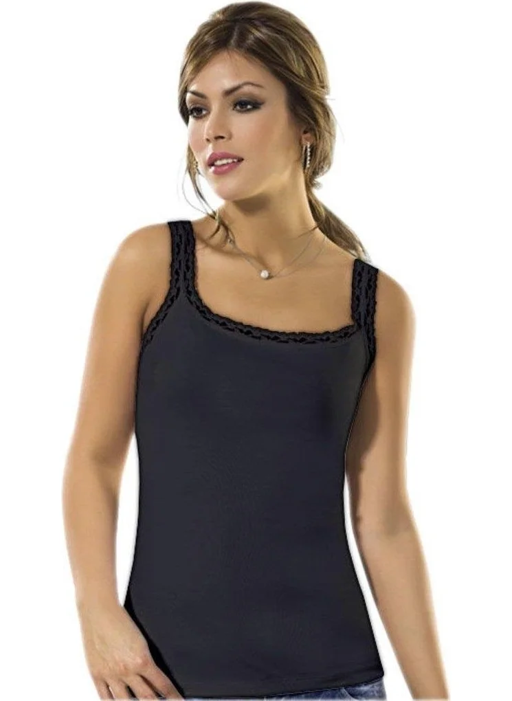 Yeni New Anit 2172 Women's Lace Halter Tank Top