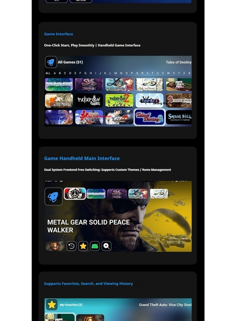 جيب جهاز ألعاب محمول جديد كليًا Android PSK5000 مفتوح المصدر بشاشة HD محمولة بحجم 5 بوصات، وحدة تحكم ألعاب أركيد محمولة، واي فاي 2.4G/5G وبلوتوث 5.0، ألعاب سحابية/تدفق عن بعد Xbox/PS (برتقالي) - Image 5