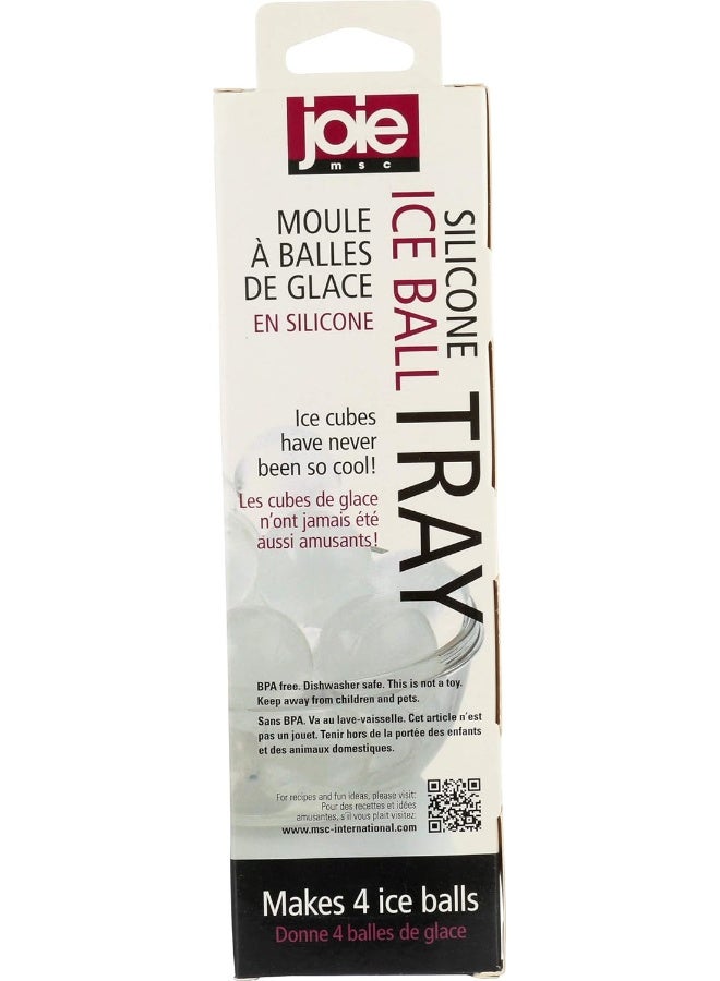 Joie Kitchen Gadgets 067742-290991 Silicone Round Ice Cube Tray, Mixed Red/Green/Blue - Image 2