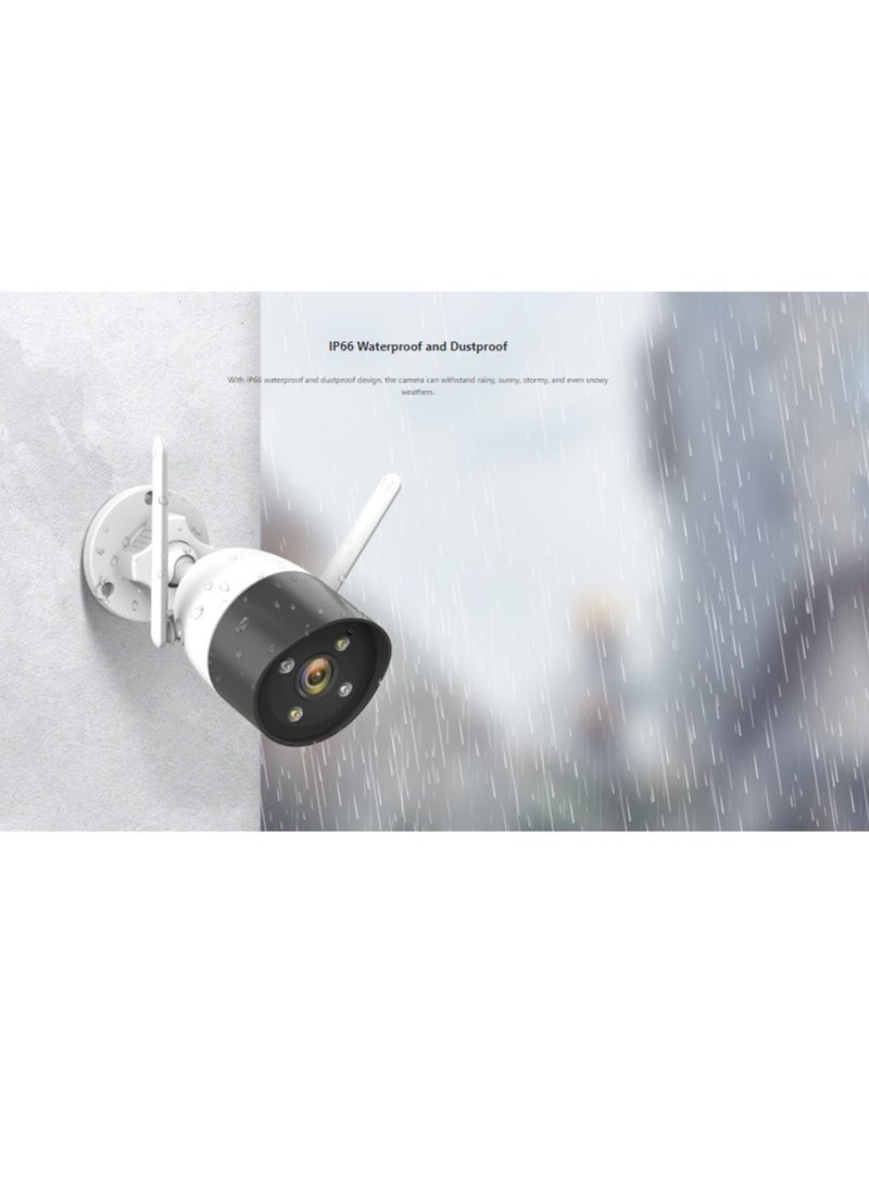 Tenda - Tenda CT6 2K WiFi Security Cameras for Home Security - Built-in Night Vision with Outdoor Flashlights, Dual Antennas, AI Motion Detection, Dual Audio, IP66 dust -water resistant , H.265, Security Came - Image 1