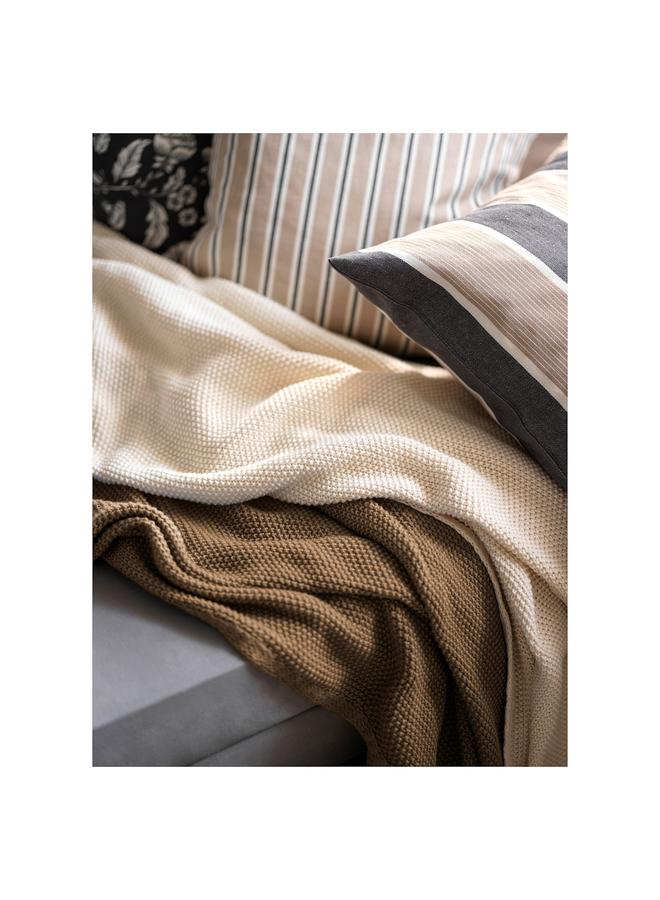 erorex Throw, Yellow-Beige, 130X170 Cm - Image 2
